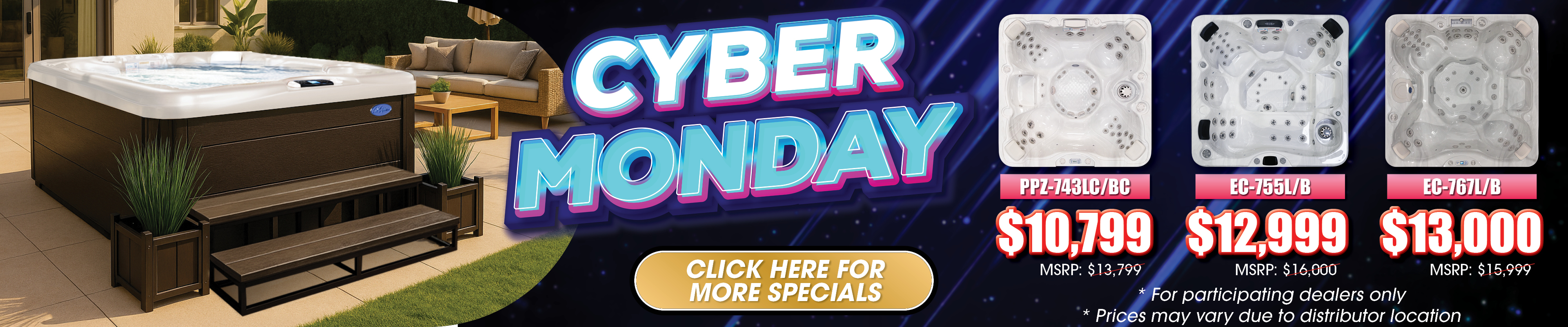 Calspas hot tub being used in a family setting - Johnston