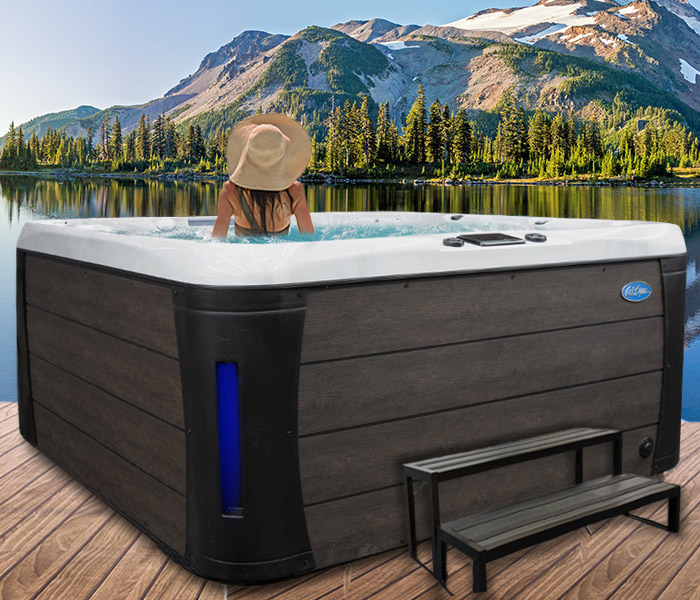 Calspas hot tub being used in a family setting - hot tubs spas for sale Johnston